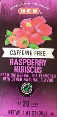 Tea Raspberry Hibiscus Caffeine Free