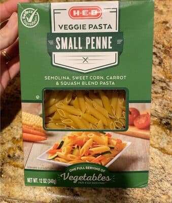 Semolina, Sweet Corn, Carrot & Squash Blend Veggie Pasta