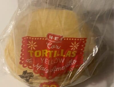 Heb Yellow Corn Tortillas