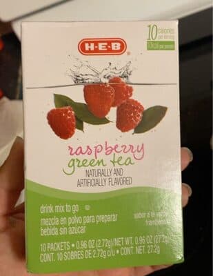 Raspberry Green Tea Drink Mix To Go