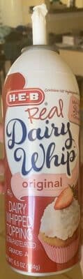 Real dairy whip
