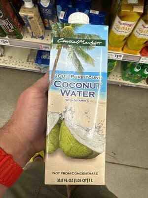 100% Pure Young Coconut Water