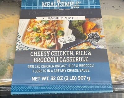 Cheesy Chicken, Rice & Broccoli Casserole