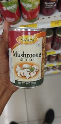 Sliced Mushrooms