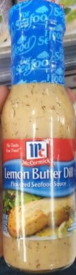 Lemon Butter Dill Flavored Seafood Sauce