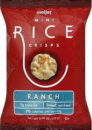 Ranch Flavored Mini Rice Crisps