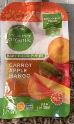 Baby Food Puree Carrot Apple Mango