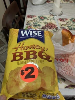 Honey BBQ Flavored Potato Chips