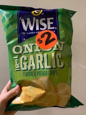 Onion & Garlic Flavored Potato Chips