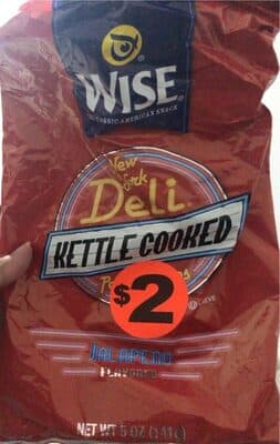 Jalapeno Flavored New York Deli Kettle Cooked Potato Chips