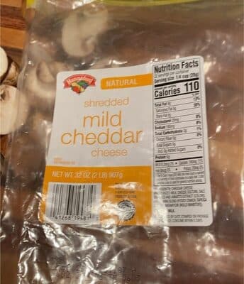 Mild Cheddar Shredded Cheese