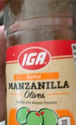 Manzanilla Olives Stuffed With Pimiento