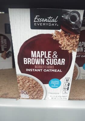 Maple & Brown Sugar Instant Oatmeal