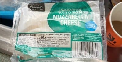 Low-Moisture Part-Skim Mozzarella Cheese