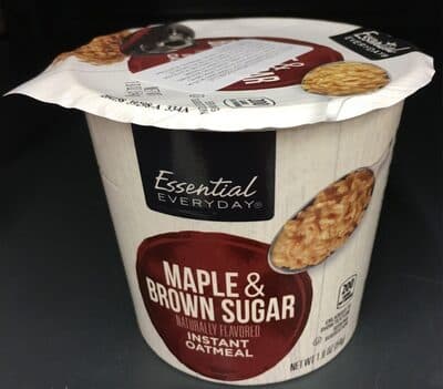 Maple & Brown Sugar Flavored Instant Oatmeal