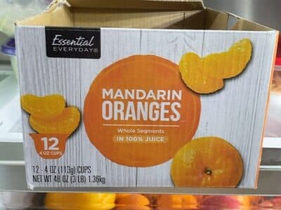 Mandarin Oranges In 100% Juice