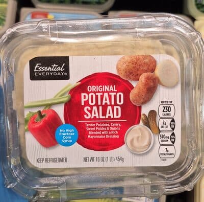 Original Potato Salad Tender Potatoes, Celery, Sweet Pickles & Onions Blended With A Rich Mayonnaise Dressing