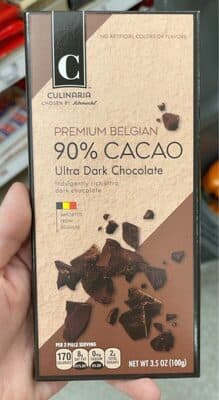 Ultra Dark Chocolate 90% Cacao Premium Belgian Chocolate