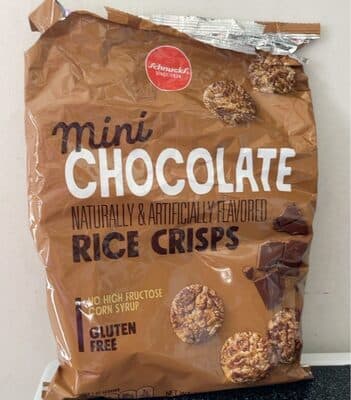 Chocolate Flavored Mini Rice Crisps