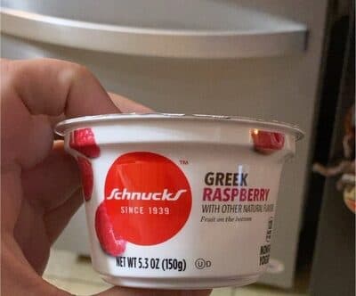Raspberry Greek Nonfat Yogurt