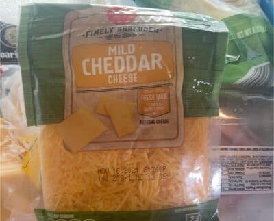 Finely Shredded Mild Cheddar Cheese