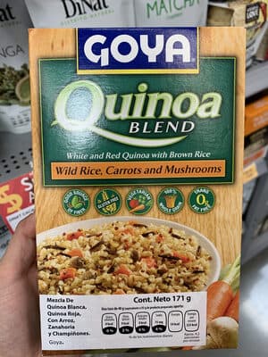 Wild Rice, Carrots and Mushrooms Quinoa Blend White Quinoa with Brown Rice