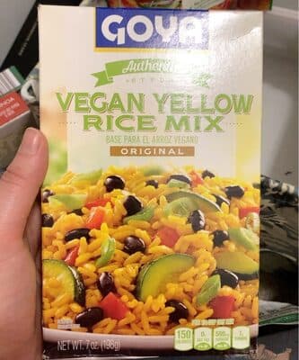 Original Vegan Yellow Rice Mix