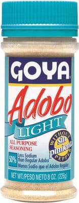 GOYA, LIGHT ADOBO ALL PURPOSE SEASONING