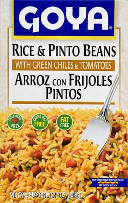 Rice & Pinto Beans With Green Chiles & Tomatoes
