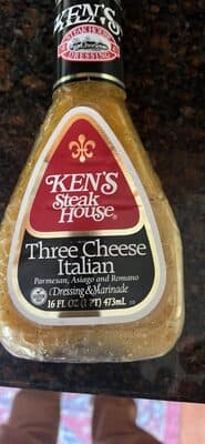 Three Cheese Italian Parmesan, Fontina and Romano Dressing & Marinade