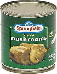 Sliced Mushrooms