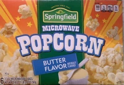 Butter Flavor Microwave Popcorn