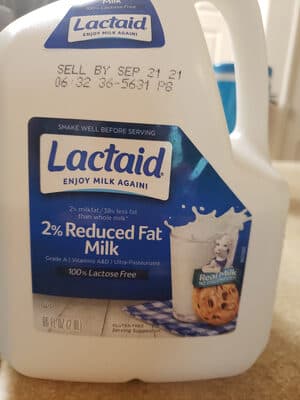 2% Reduced Fat Milk