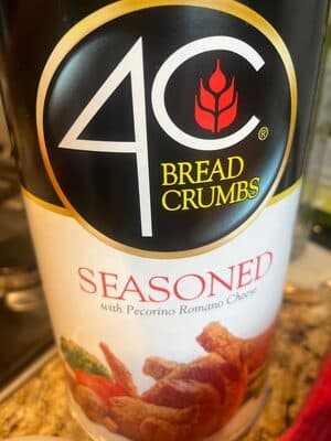 Seasoned With Pecorino Romano Cheese Bread Crumbs
