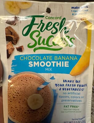 Smoothie Mix, Chocolate Banana