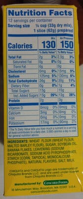 Chiquita Banana Bread Mix