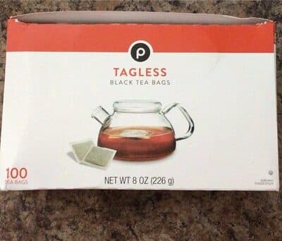 Tagless Black Tea Bags