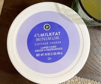 4% Milkfat Minimum Large Curd Cottage Cheese