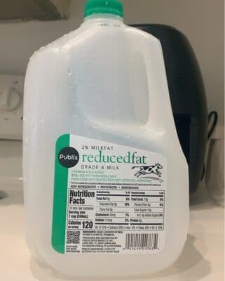 Reducefat 2% milk