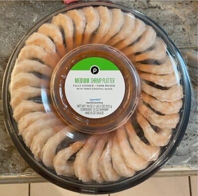 Medium Shrimp Platter With Tangy Cocktail Sauce