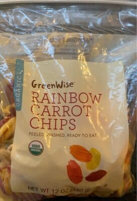 Rainbow Carrot Chips