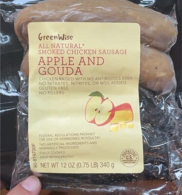 Apple and Gouda Sausage