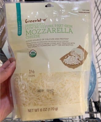 Shredded Low-Moisture Part-Skim Mozzarella Cheese
