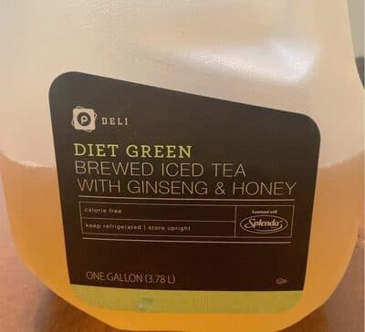 Diet Green Brewed Iced Tea with Ginseng & Honey