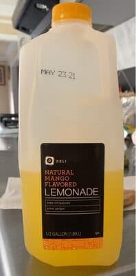 Natural Mango Flavored Lemonade