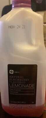 Natural Blackberry Flavored Lemonade