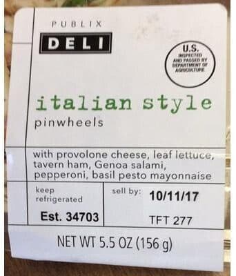 Italian Style Pinwheels