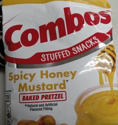 Spicy Honey Mustard Baked Pretzel Stuffed Snacks