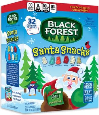 Berry Fruit Flavored Santa Snacks