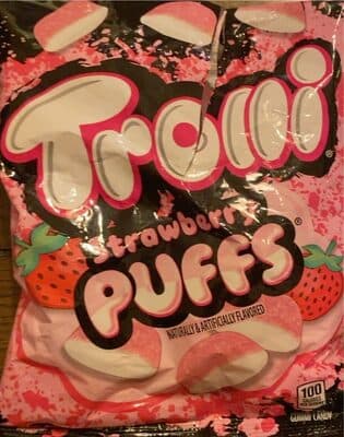 Strawberry Puffs Flavored Gummi Candy